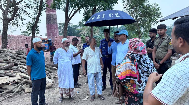 নলছিটিতে ইট ভাটায় উপজেলা প্রশাসনের অভিযানে দুই লক্ষ টাকা জরিমানা