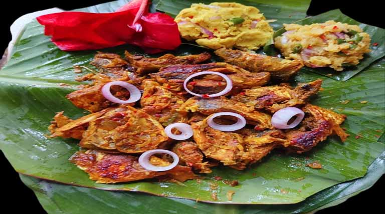 রসুনে ঝাঁঝাল রাঙ্গা ইলিশ রেসিপি