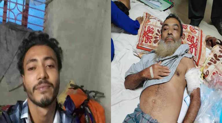 নেশার টাকা না দেওয়ায় নলছিটিতে বাবাকে কুপিয়েছে মাদকাসক্ত ছেলে