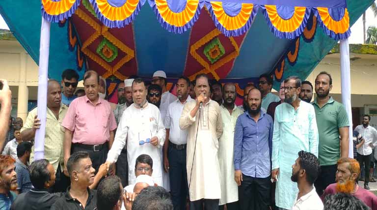 ছাত্রজনতার গণঅভ্যুত্থানের বর্ষপূর্তিতে নলছিটি বিএনপি’র বিজয় র‍্যালি