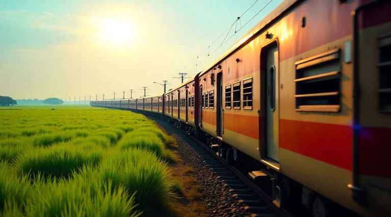 তুশী যাবে ট্রেনে চড়ে