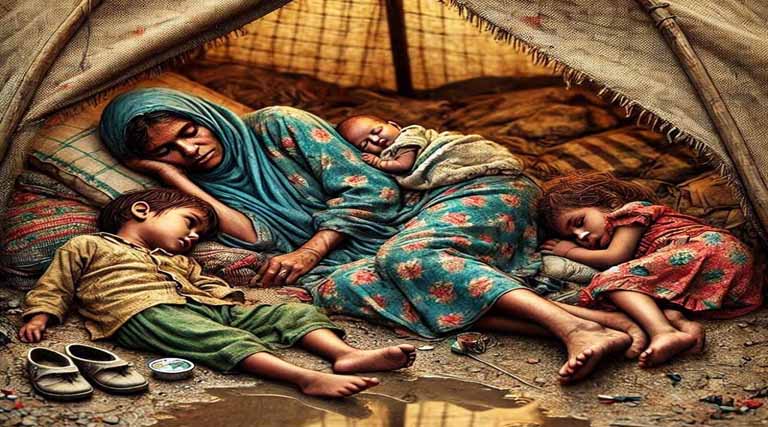 গরিবের পাশে দাঁড়ান